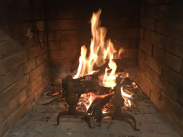 Une flambée à Noël