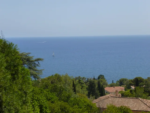 Vue de la terrasse du rez-de-chaussée